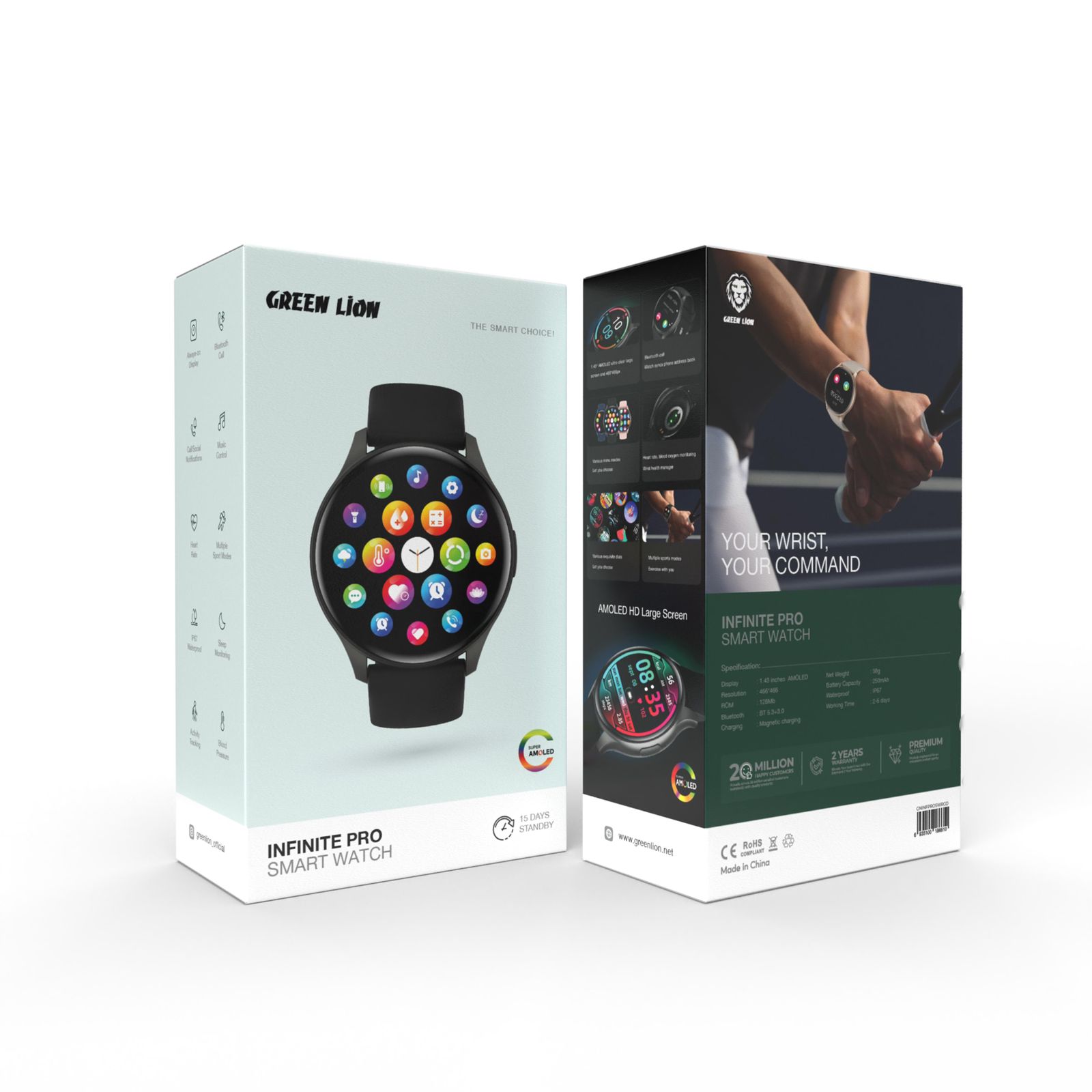ساعت هوشمند اینفینیت پرو گرین Green Infinite Pro Smart Watch