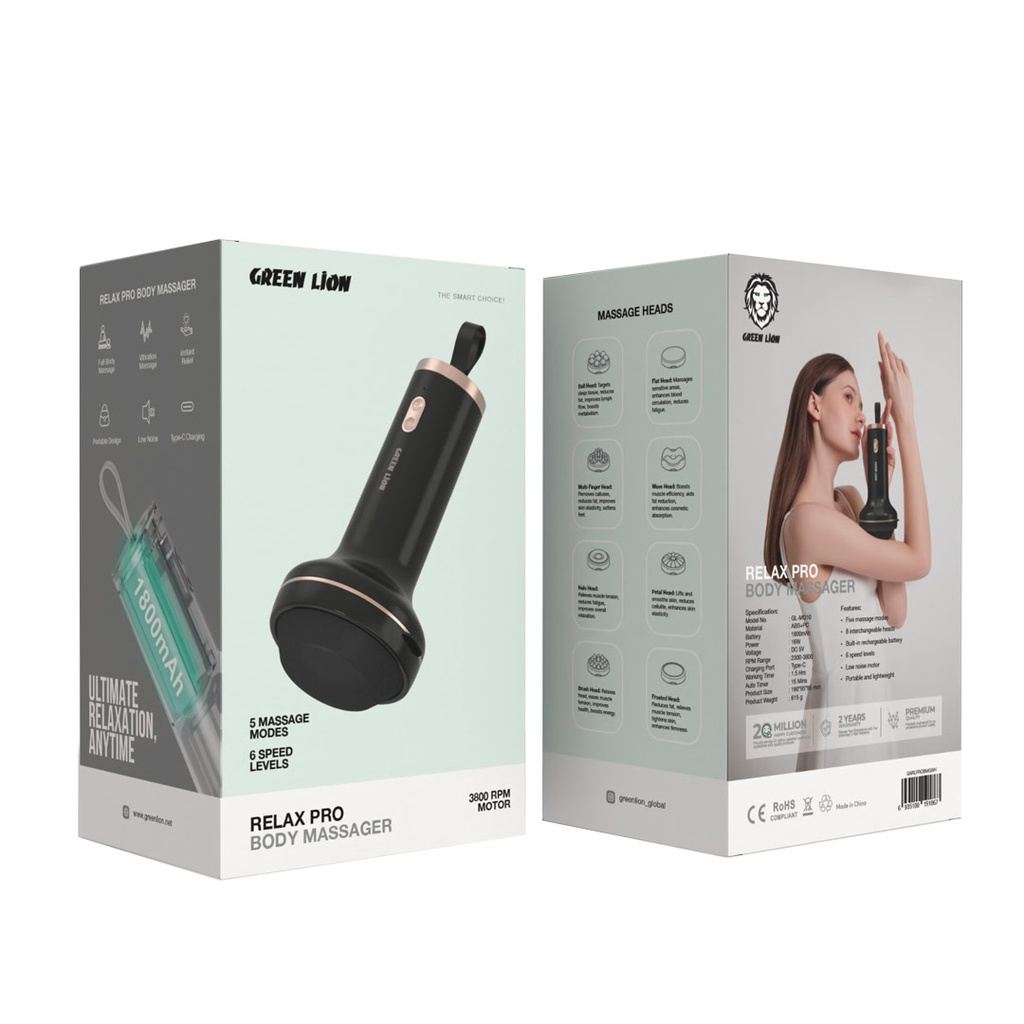 ماساژور بدن ریلکس پرو گرین Green Relax Pro Body Massager