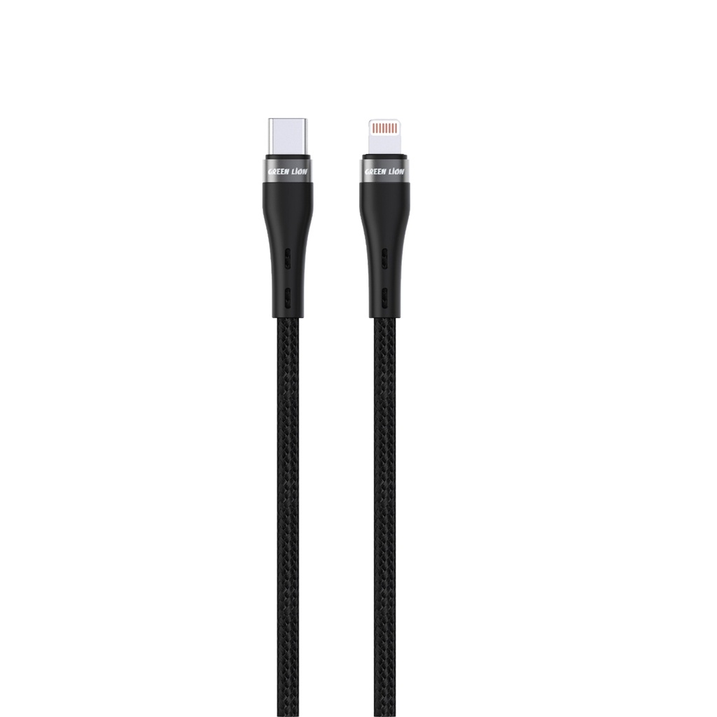 کابل گرین لاین  Green Lion USB - C to Lightning Braided Cable 18W