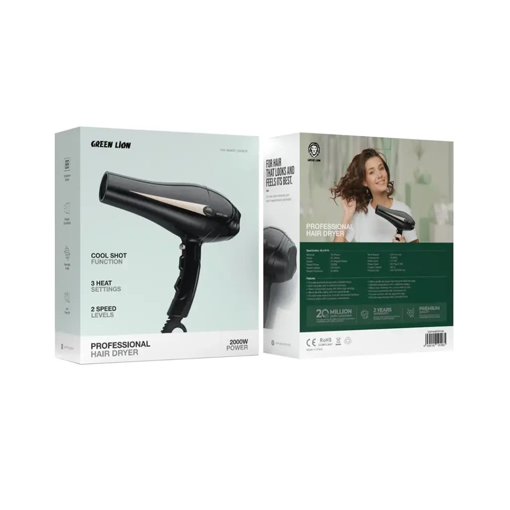 سشوار حرفه ای گرین لاین Green Lion Professional Hair Dryer