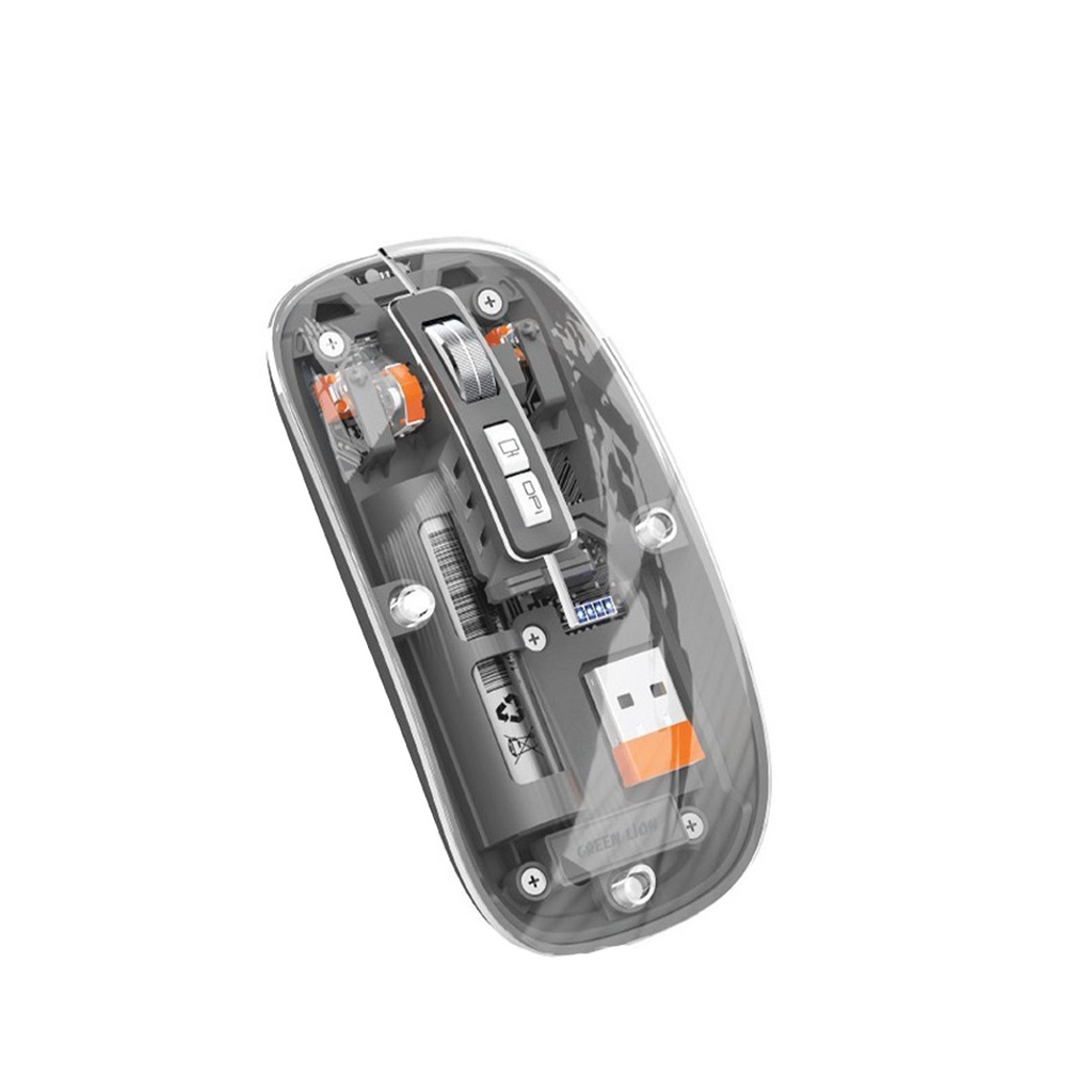 ماوس شفاف  گرین لاین Green Lion Transparent Mouse 2 1600DPI