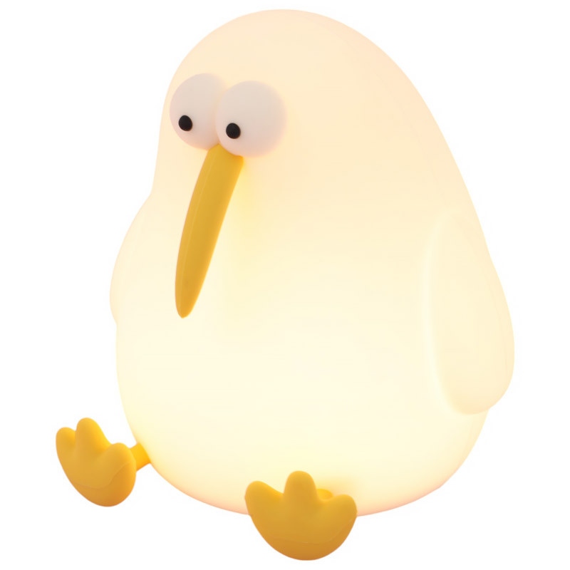 چراغ خواب پرنده کیوی سفید White kiwi night lamp 015