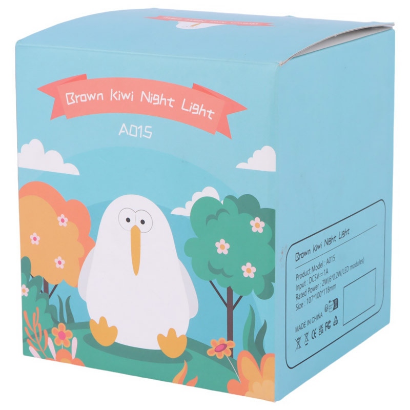 چراغ خواب پرنده کیوی سفید White kiwi night lamp 015