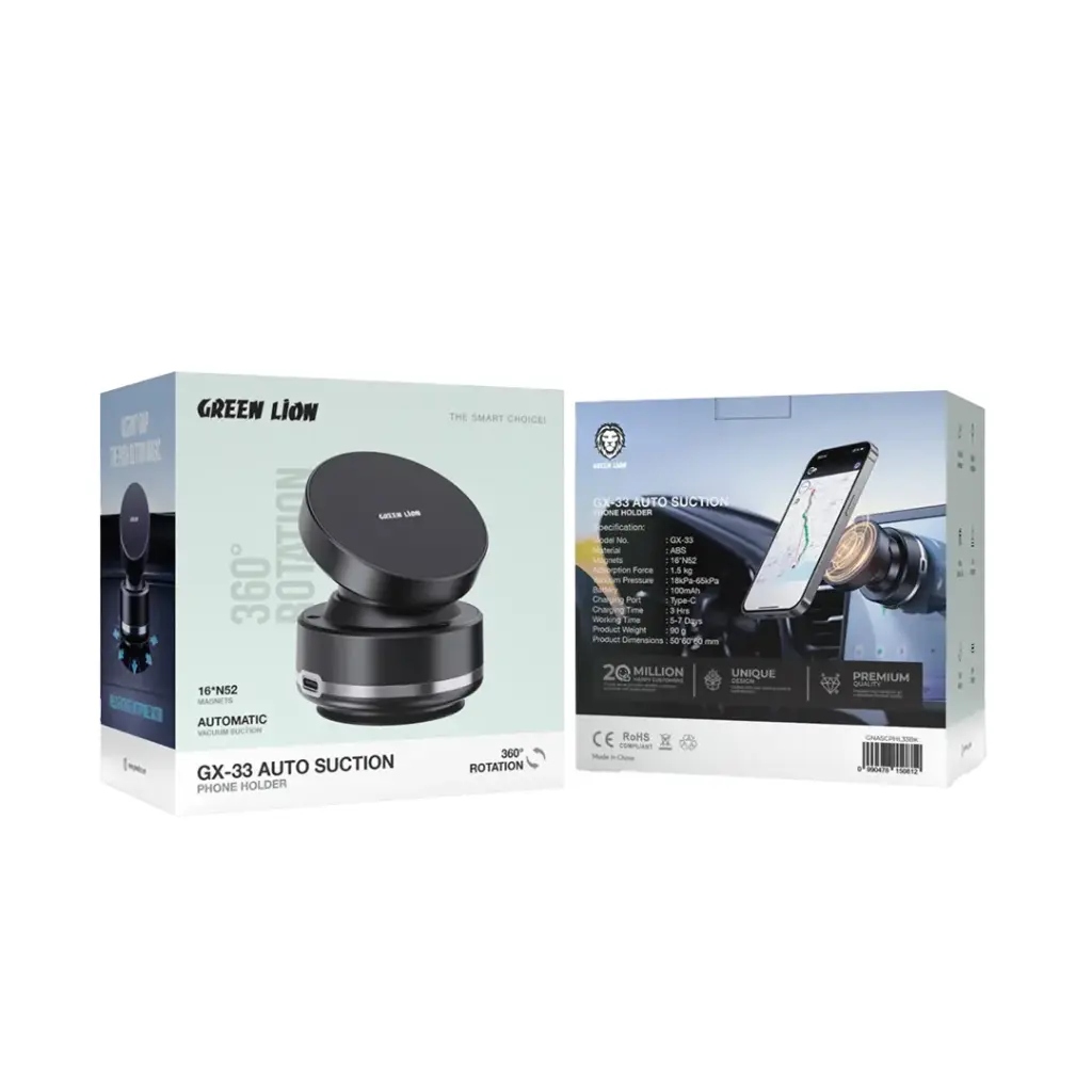 هولدر موبایل وکیوم مکشی مگ سیف گرین لاین مدل GX-33