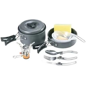 ظروف کمپینگ 10در1 گرین Green 10IN1 Camping Cookware
