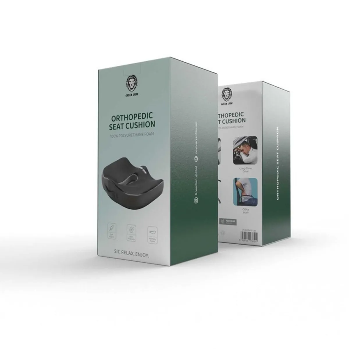 بالش نشیمن طبی خودرو گرین لاین مدل GNORSEATCU orthopedic seat cushion