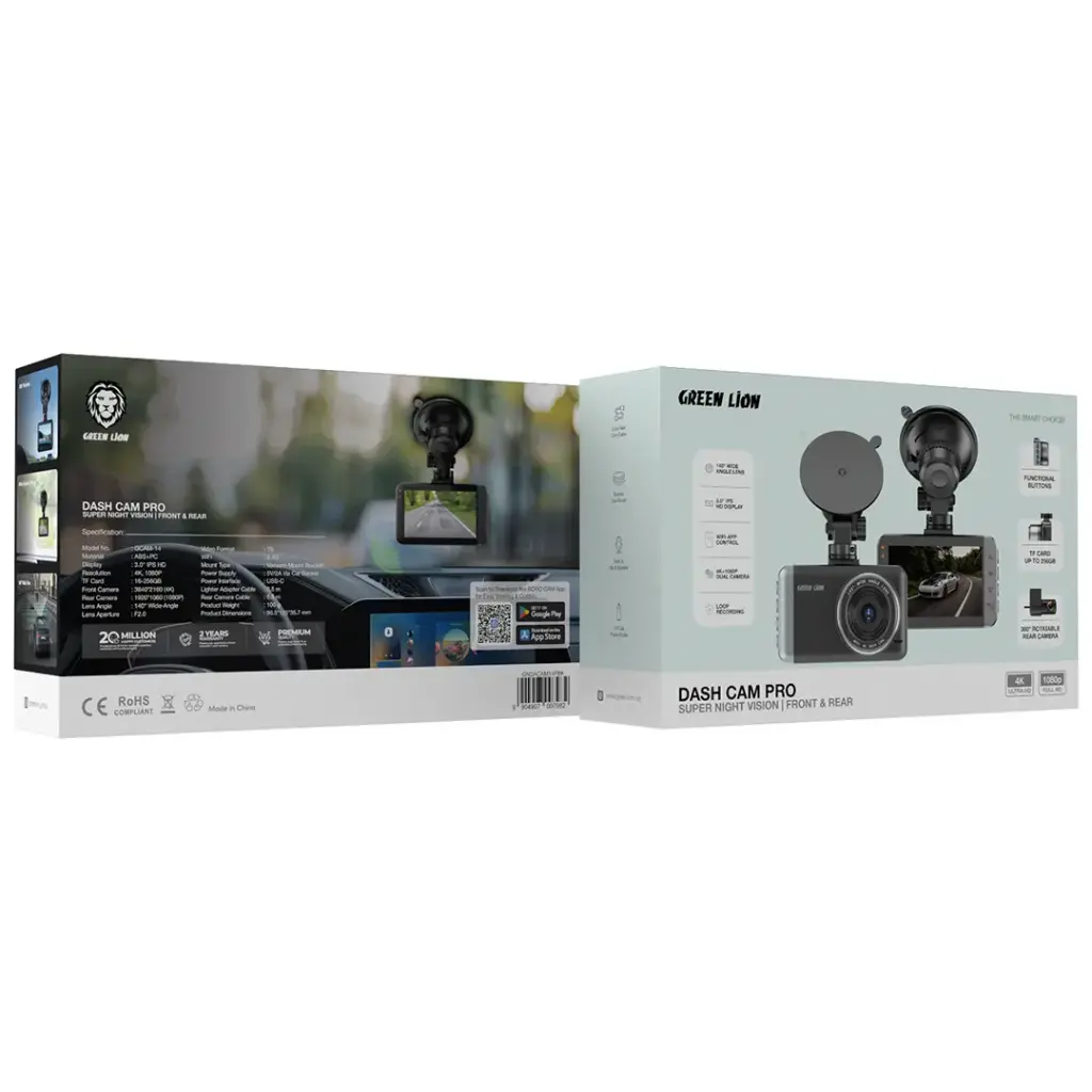 دوربین ثبت وقایع گرین لاین مدل GNDACAM14PBK