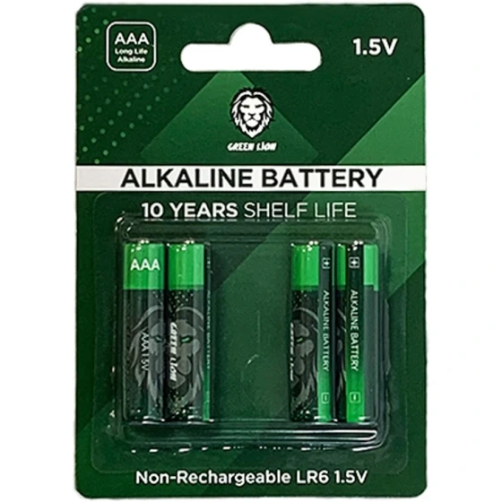 باتری نیم قلمی گرین لایون Alkaline AAA